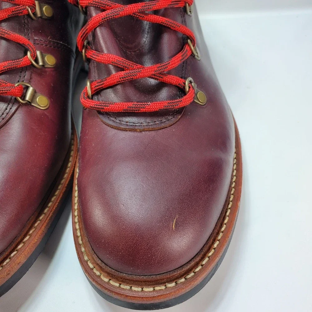 Oak Street Bootmakers Summit Boot Red Chromexcel Size 10.5 FACTORY‎ SECONDS